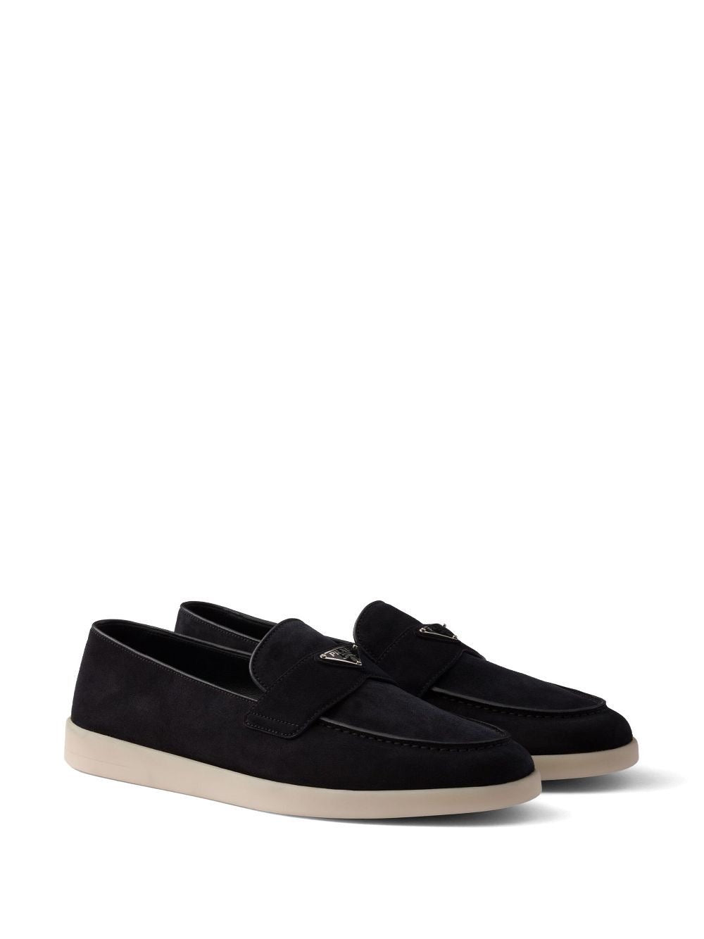 Prada Slip-On Loafer Bue