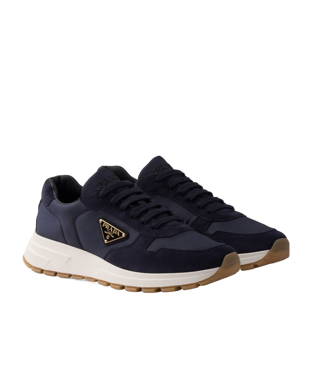 Prada Suede Low Sneaker Navy