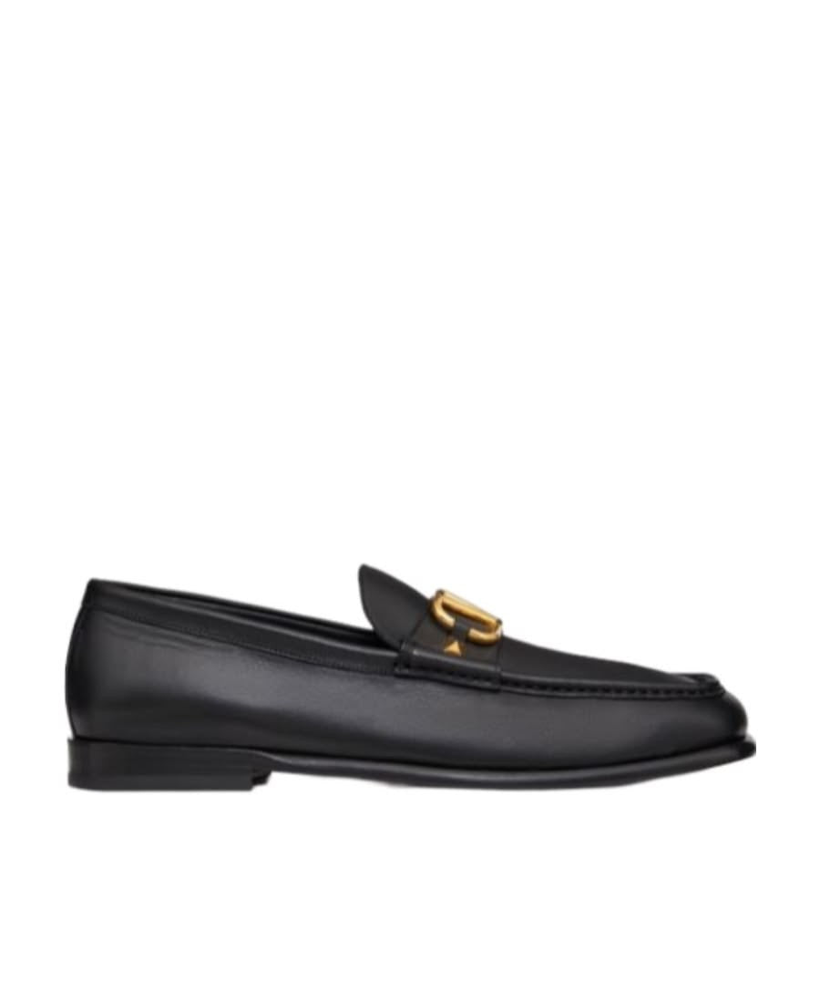 Valentino Loafer Black Gold