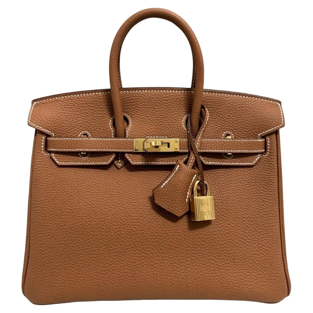Hermès Birkin Style Bag Gold Brown