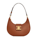 Celine Ava Triomphe Shoulder Bag Tan