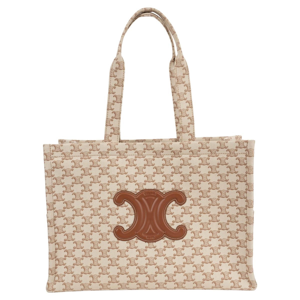 Celine Triomphe Cabas Tote Bag Beige